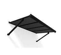 Auvent de porte en aluminium Augustine 1.5m Palram - Canopia noir Heat Block