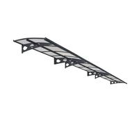 Auvent de porte en aluminium Herald 6,6 m Palram - Canopia anthracite