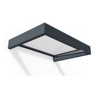 Auvent de porte en aluminium Sophia 1,2 m Palram - Canopia anthracite
