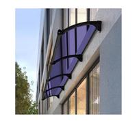 Auvent de porte en polycarbonate - 100 x 240 cm - Unique - Pour les restaurants, les jardins et les terrasses - Abri résistant aux intempéries - Pour une utilisation toute l'année