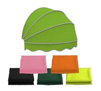 Auvent de porte en toile pliable de 1 m, cadre galvanisé, protection contre la pluie et le soleil pour terrasses et vitrines Vert gazon