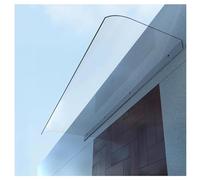Auvent de Porte et fenêtres,Auvent De Porte Extérieur,Pluie et Neige Protection,Marquise d'accueil de Porche,Marquise de Porte Silencieux pour Jardin,Balcon,Climatisation (1 PCS,40× 100cm)
