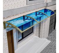 Auvent De Porte Et Fenêtres, Banne Entrée Protection, Store en Alliage D'aluminium Incurvé, Store De Porte Et De Fenêtre avec Protection UV, Marquise Solaire Abri (120x140cm/47x55in,A)