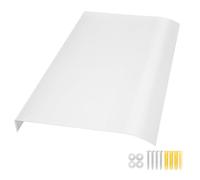 Auvent de Porte et Fenêtres d'Entrée,Auvent de TerrasseTransparent, Auvent Marquise Invisible 40 60 80 100 120 160 200cm Marquise de Porte Exterieur Les UV, La Neige, La Pluie(Matte,45x240cm)