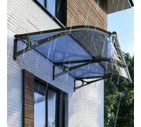 Auvent de Porte et Fenêtres Terrasse Bleu,Longueur Au Choix de 40 à 600 Cm (60x300cm)