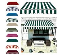 Auvent De Porte Et Fenêtres，Tissu De Remplacement pour Auvent Toile D'Auvent Tissu De Rechange，2.0m 2.5m 3.0m 3.6m 5m(K,18x8.2FT/550x250cm)