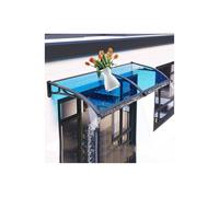 Auvent de porte extérieure - 100 cm x 320 cm - Housse de véranda transparente pour fenêtres et entrées - Abri de terrasse coupe-vent - Protection contre les intempéries pour portes et porches