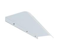 Auvent de porte extérieure, auvent en polycarbonate transparent, abri de pluie avec protection UPF 50+, pare-soleil de fenêtre, auvent d'entrée pour une meilleure défense contre les intempéries