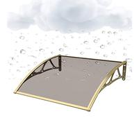 Auvent de porte fenêtre, auvent extérieur, abri contre la pluie, panneau en PVC, abri d'ombrage pour porte avant et arrière de jardin, pour fenêtre extérieure, porche, patio, taille extensible (couleu