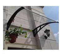 Auvent de porte fenêtre, avec support en alliage d'aluminium, protection contre les UV, la pluie, la neige, auvent de toiture évolutif, couverture en polycarbonate pour façade de maison extérieure, ab