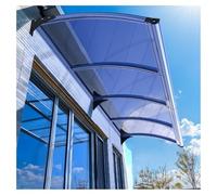 Auvent de porte incurvée pour fenêtre, auvent de porte, abri extérieur, ombre de porche de fenêtre, couverture de toit de patio, couverture moderne en polycarbonate, auvent de porte d'entrée de jardin
