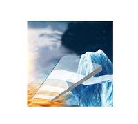 Auvent de porte invisible pour jardin, installation facile, résistant aux intempéries, 100 kg, translucide et mat, sans support, 40 x 440 cm, parfait pour terrasse et jardin.