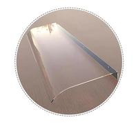 Auvent de porte invisible transparent avec protection UV pour porche terrasse toit - Imperméable à la neige pare-soleil tissu solide durable 40 x 310 cm sans supports nécessaires