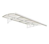 Auvent de porte moderne Bordeaux 2,23 m Palram - Canopia blanc