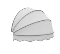 Auvent de porte pliable en toile avec cadre galvanisé, abri résistant aux intempéries pour terrasse, balcon et protection extérieure