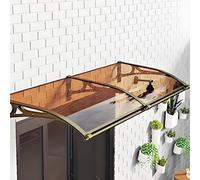 Auvent de porte pour entrée - Housse de terrasse imperméable pour l'ombre et la pluie, auvent de fenêtre extérieur, design durable pour une utilisation en extérieur