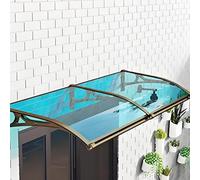 Auvent de porte pour entrée - Housse de terrasse imperméable pour l'ombre et la pluie, auvent de fenêtre extérieur, design durable pour une utilisation en extérieur