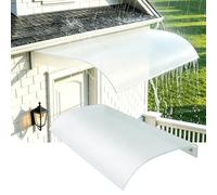 Auvent De Porte Transparents en Polycarbonate,Avant Porche Ombre Extérieure Toit Terrasse,Résistant aux UV,à la Pluie,à la Neige,Protection Contre la Pluie,pour Balcon,fenêtre,entrée de Maison