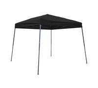 Auvent de rechange carré de 3 m pour tonnelle, bâche de toit imperméable pour terrasse, jardin, tente, avec pieds inclinés, dessus de pavillon noir durable pour une utilisation en extérieur