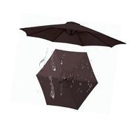 Auvent de Rechange for Parasol Hexagonal Octogonal 6 Bras 8 Bras Housse de Remplacement for Parasol 2.0 M 2,7 M 3,0 M Remplacez L'ancien Auvent Toile de Rechange Housse de Parapluie(G74,3.0M 9.8Ft/6 r