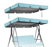 Auvent de rechange imperméable et résistant aux UV pour balancelle de terrasse 2 et 3 places - Housse durable pour hamac de jardin pour une protection ultime