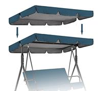 Auvent de rechange imperméable et résistant aux UV pour balancelle de terrasse 2 et 3 places pour une protection ultime contre les intempéries