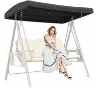 Auvent de rechange imperméable pour balancelle de terrasse, durable, résistante aux UV, protection des meubles d'extérieur, facile à installer, s'adapte à la plupart des sièges de balançoire