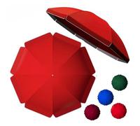 Auvent de rechange imperméable pour parasol de terrasse de 3 m, protection UV30+, tissu rond pour plage, piscine, café, bleu, couverture de 2,2 m