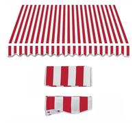 Auvent de rechange pour auvents rétractables, 5 x 3,5 m, imperméable, pour auvents de 2 x 1,5/3 x 2/3,5 x 3/4, rouge