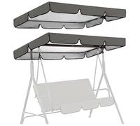 Auvent de rechange pour balancelle 2 et 3 places, imperméable, résistant aux UV, protection contre le soleil