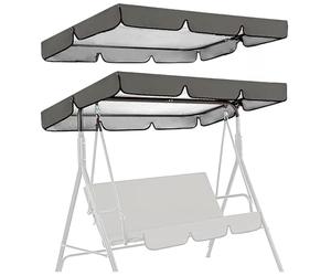 Auvent de rechange pour balancelle 2 et 3 places, imperméable, résistant aux UV, protection contre le soleil