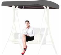 Auvent de rechange pour balancelle 23 places - Housse imperméable avec 4 poches d'angle renforcées - Idéale pour le jardin et la terrasse
