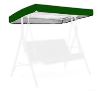 Auvent de rechange pour balancelle 3 places - Design étanche - Compatible avec différents modèles de balançoires de jardin (vert)
