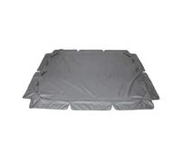 Auvent de rechange pour balancelle de jardin 3 places, imperméable, résistant aux UV et indéchirable, en tissu Oxford gris, 195 x 125 x 15 cm