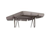 Auvent de rechange pour balancelle de jardin, housse de hamac de terrasse à volants, toit supérieur, 164 x 114 x 15 cm, parfait pour les cours et les jardins