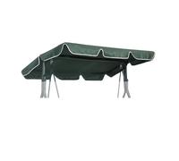 Auvent de rechange pour balancelle de jardin, housse de hamac de terrasse à volants, toit supérieur, parfait pour jardins et cours, 249 x 185 x 18 cm
