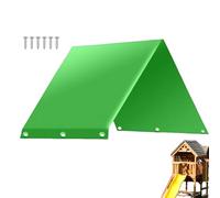Auvent de rechange pour balancelle de terrain de jeu - Housse de toit imperméable - Auvent anti-UV et imperméable - Pare-soleil d'extérieur durable pour terrasse, jardin et arrière-cour - 132,1 x