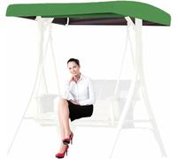 Auvent de rechange pour balancelle d'extérieur, housse imperméable avec poches renforcées pour utilisation dans le jardin