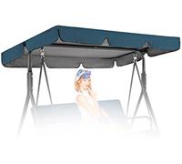 Auvent de rechange pour balancelle Hollywood - Imperméable - Protection UV - Hamac de jardin - Abat-jour durable pour balancelle d'extérieur