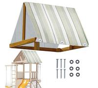 Auvent de rechange pour cabane de jeu - Accessoires de pergola, housse imperméable résistante au soleil, pièces d'équipement d'aire de jeux, voiles d'ombrage pour terrasse et jardin