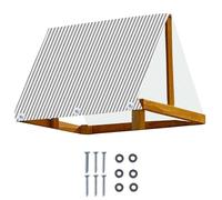 Auvent de rechange pour extérieur | Housse de rechange de 109 x 229 cm | Accessoires pour tonnelle et pergola pour protection contre le soleil dans le jardin, la maison et la terrasse