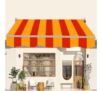 Auvent de rechange pour extérieur, terrasse, 100 % polyester, 280 g, idéal pour fenêtres, portes (C 245 x 200 cm)