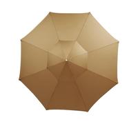 Auvent de rechange pour parapluie à 8 baleines avec protection UV | Toile de rechange pour parasol de 2,7 m/3 m pour extérieur, cour, terrasse, balcon, piscine, plage, porche, bar, barbecue