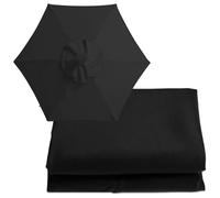 Auvent de rechange pour parasol de 2 m/2,7 m/3 m 8/6 baleines en tissu, parfait pour parasol suspendu décalé