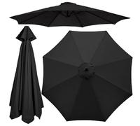 Auvent de rechange pour parasol de 200/270/300 cm avec 6 ou 8 baleines - Tissu résistant aux intempéries