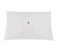 Auvent de rechange pour parasol de patio rectangulaire à 6 baleines, 3 x 2 m - Tissu imperméable - Housses de rechange pour parasol de jardin, cour