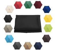 Auvent de rechange pour parasol de terrasse - 6 ou 8 baleines, design standard et cantilever, imperméable, protection UV, installation facile, solution d'ombrage extérieure