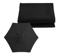 Auvent de rechange pour parasol de terrasse - Convient pour parasol de terrasse de 6/8 baleines de 2 m/2,7 m/3 m - Protection UV pour parasols de table de marché