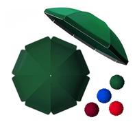 Auvent de rechange pour parasol de terrasse de 3 m, imperméable, UV30+, ombrage rond, pour extérieur, plage, piscine, café, housse en tissu bleu de 2,2 m