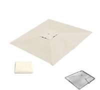 Auvent de rechange pour parasol déporté à 8 baleines pour parasol déporté (2,5 x 2,5 m) - Beige